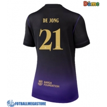 Fotballdrakt Dame Barcelona Frenkie de Jong #21 Bortedrakt 2026-27 Kortermet